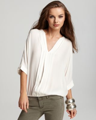 rebecca taylor silk ruffle top