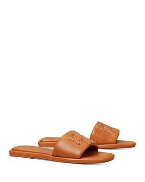 Tory Burch Ines Slides In Aged Camello
