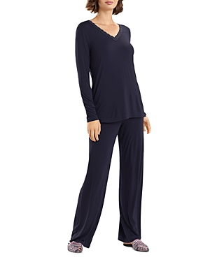 Natori Feathers Essentials Pajamas Set In Night