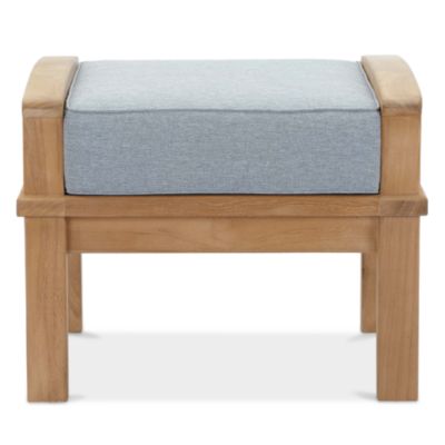 Marina Outdoor Patio Teak Ottoman
