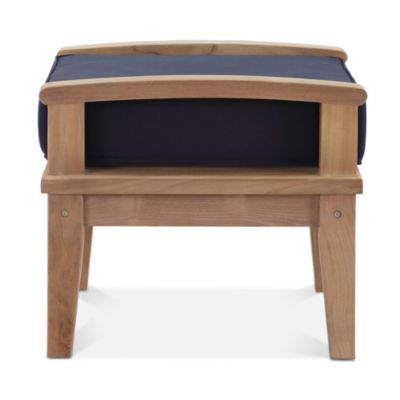 Marina Outdoor Patio Teak Ottoman
