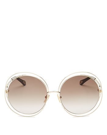 Chlo&eacute; - Women's Round Sunglasses, 62mm