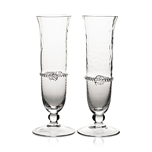 Juliska Graham Toasting Flutes, Set of 2