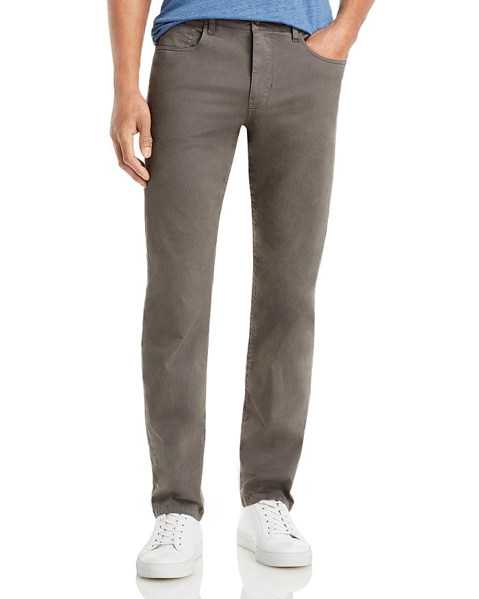 Vince Dylan Lightweight Stretch Cotton Five-pocket Pants In Frog