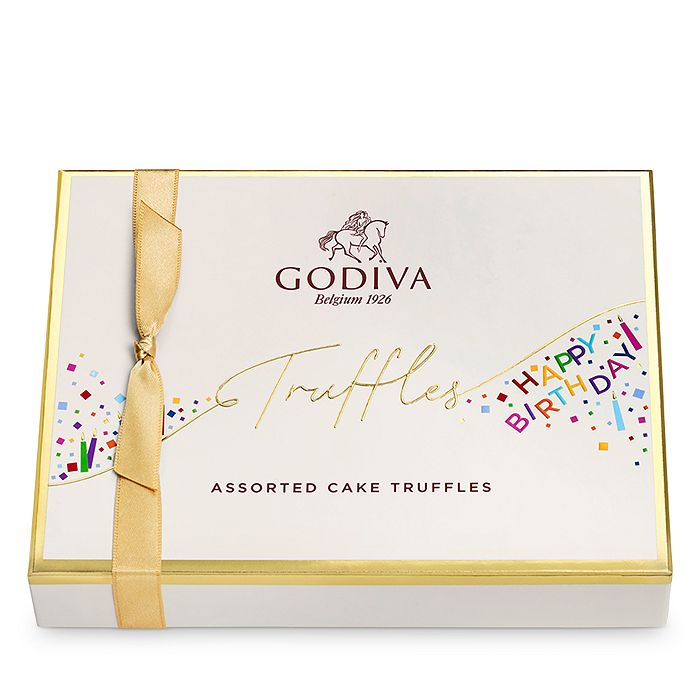 Godiva® Happy Birthday Truffles Gift Box, 12 Piece Bloomingdale's