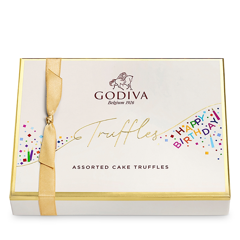 Godiva Happy Birthday Truffles Gift Box, 12 Piece