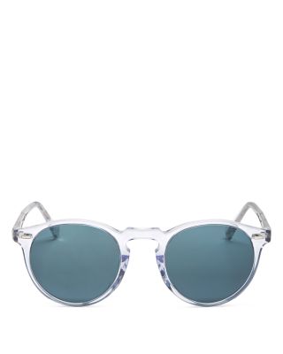 Gregory Peck Round Sunglasses, 50mm