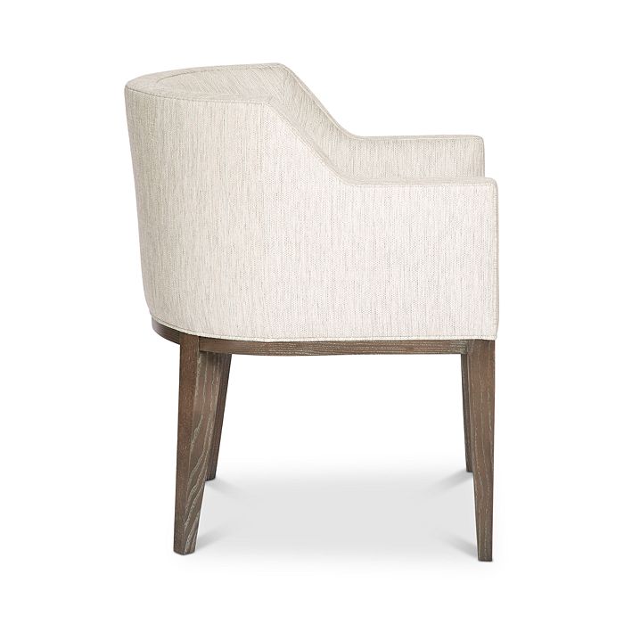 Shop Vanguard Furniture Axis Low Curved Dining Chair In Beige/woodcliff Finish