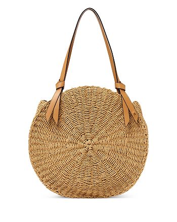 Etienne Aigner - Luca Large Round Straw Beach Tote