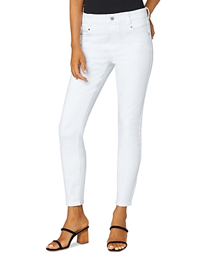 Shop Liverpool Los Angeles Gia Glider Ankle Skinny Jeans In Bright White