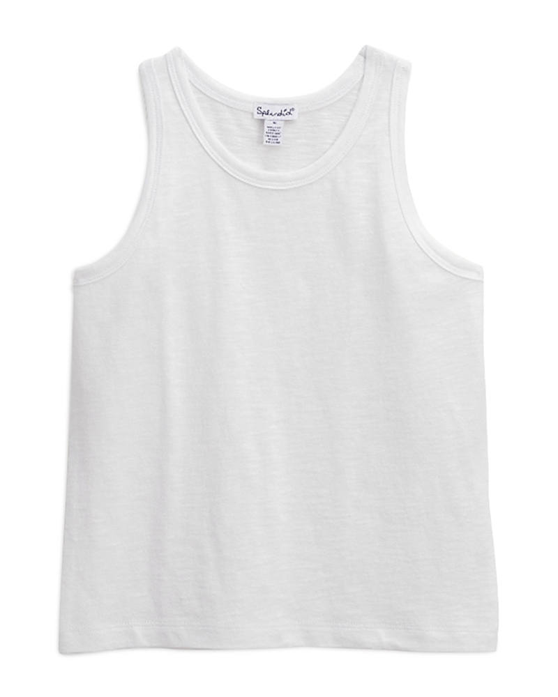 Shop Splendid Girls' Jersey Tank Top - Big Kid In White