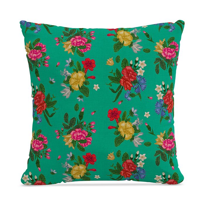 Sparrow & Wren Outdoor Pillow In Ida Bouquet, 18 X 18 In Ida Bouquet Multi