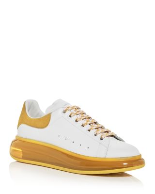 Alexander McQUEEN - Men's Oversized Suede Heel & Transparent Sole Sneakers