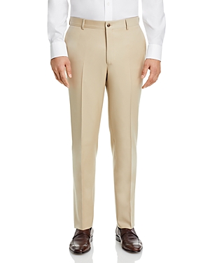Shop Polo Ralph Lauren Slim Fit Wool Twill Trousers In Tan