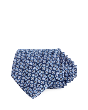 The Men's Store at Bloomingdale's Floral Medallion Neat Silk Classic Tie - 100% Exclusive