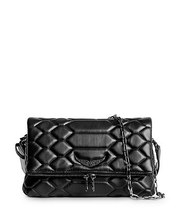 Zadig & Voltaire XL Rocky Matte Scale Shoulder Bag | Bloomingdale's