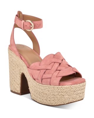 pink espadrille sandals