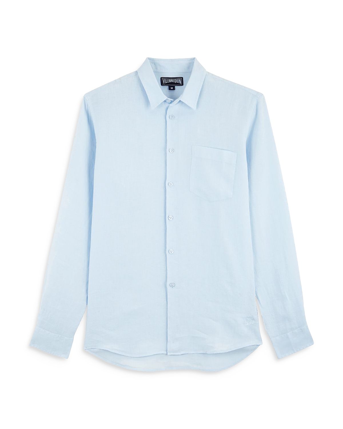 Vilebrequin Linen Solid Classic Fit Shirt