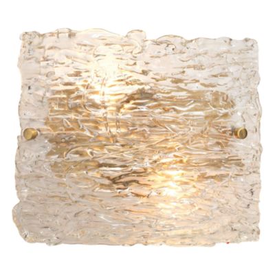 Swan Curved Glass Sconce