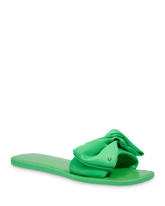 Shop Kate Spade New York Women's Bikini Slip On Sandals In Green Jay