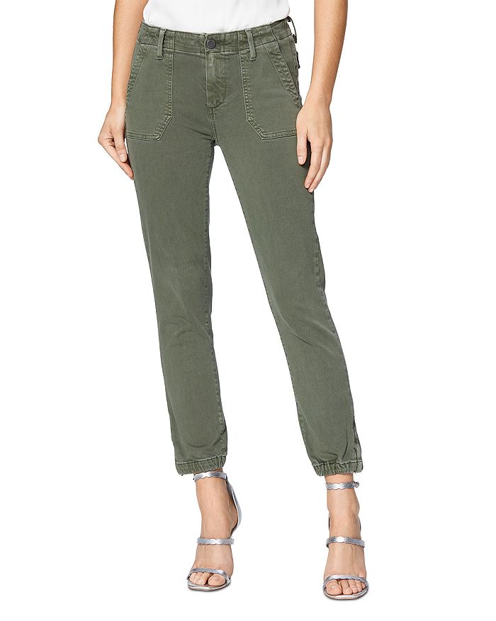 PAIGE MAYSLIE CROPPED JOGGER PANTS,5092B10-6338