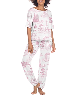 Honeydew Women's Sun Lover Lounge Set In Pop Toile
