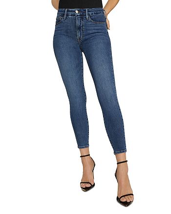 Good American Good Legs Crop Jeans in Blue615 | Bloomingdale's