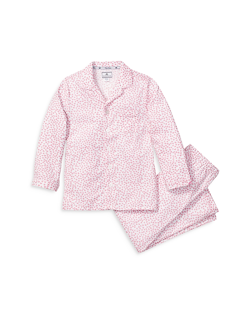 Petite Plume Baby's, Little Girl's & Girl's 2-piece Sweethearts Pajama Set In White/red Sweethearts