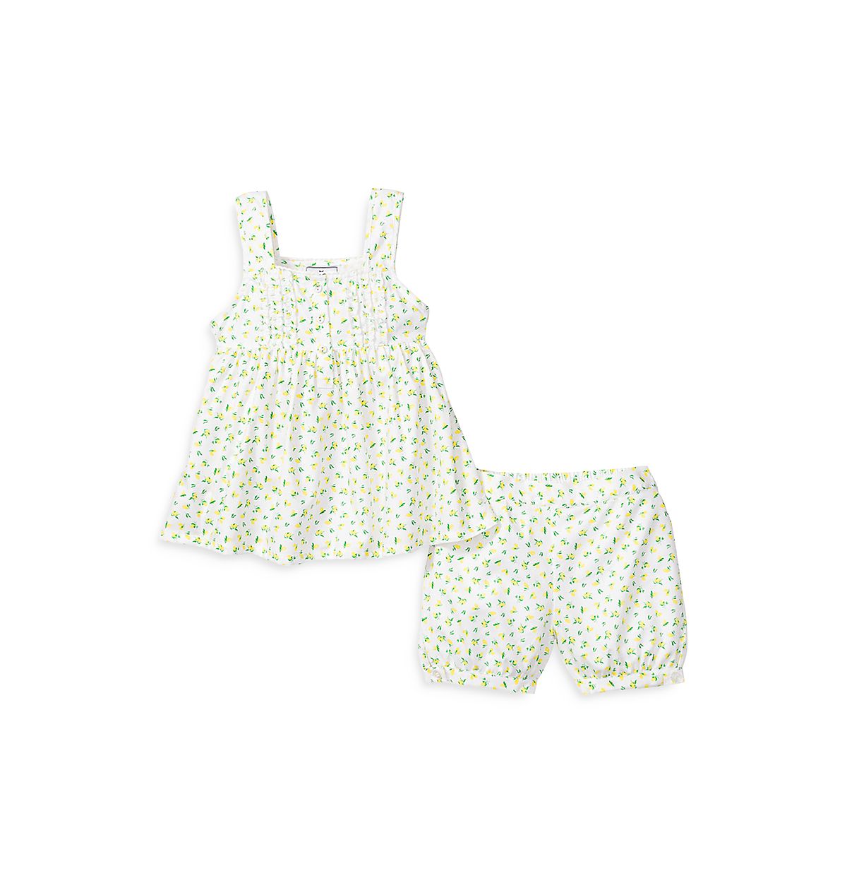 Petite Plume Girls' Citron Charlotte Sleep Shorts Set - Baby, Little Kid, Big Kid