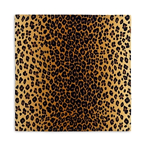Shop L'objet Leopard Napkins, Set Of 4 In Brown