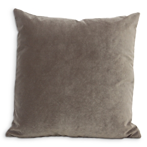 Bloomingdale's Artisan Collection Knife Edge Velvet Decorative Pillow, 21 X 21 In Stone