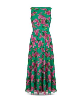 hobbs carly floral fit and flare dress Hobbs Carly Floral Fit And Flare Dress Navy Multi Size 4