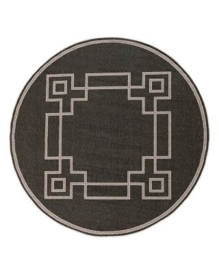 Livabliss - Alfresco ALF-F Round Area Rug, 8'10" x 8'10"