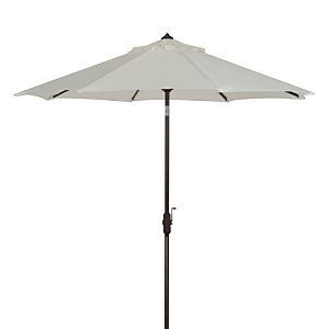 Shop Safavieh Ortega 9 Ft Crank Umbrella In Natural