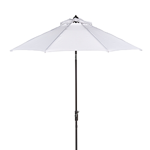Safavieh Up Resistant Ortega 9ft Auto Tilt Crank Umbrella In White