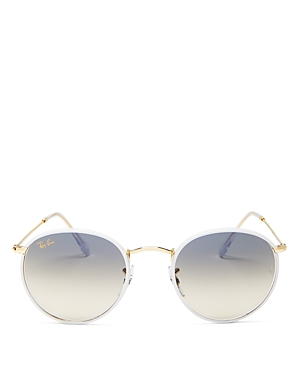 Ray Ban Ray-ban Round Sunglasses, 50mm In Gray On Legend Gold/gray