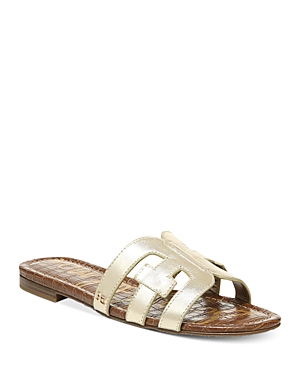 Shop Sam Edelman Women's Bay Slide Sandals In Gold