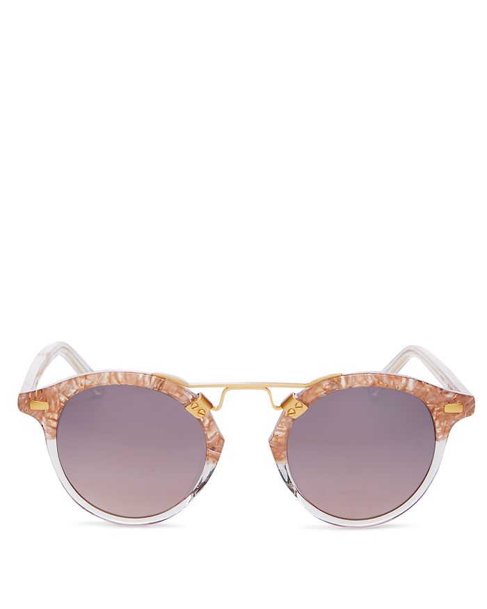 Krewe Women's St. Louis 24K Round Sunglasses, 46mm Bloomingdale's