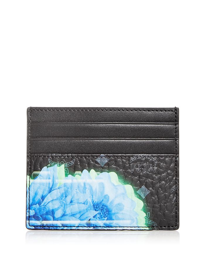 Mcm Tech Flower Mini Card Case Bloomingdale S