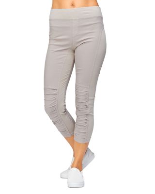 ruched capri pants
