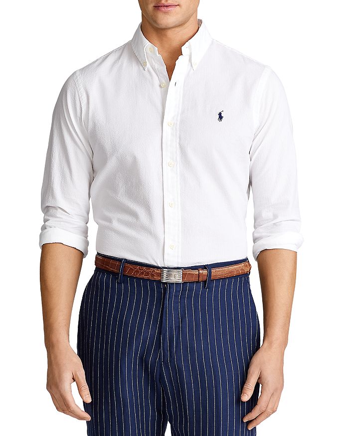 Polo Ralph Lauren Classic Fit Seersucker Button Down Shirt | Bloomingdale's
