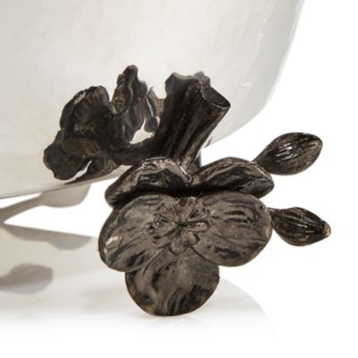 Black Orchid Waste Basket