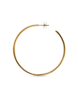 Pav&amp;eacute; Hoop Earrings