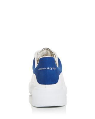 Men's Oversized Leather Heel Detail Sneakers