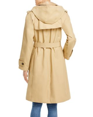 hooded trench womens