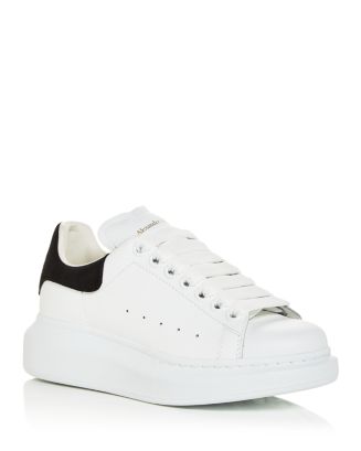 ALEXANDER MCQUEEN Perforated metallic leather sneakers, Sale up to 70% off