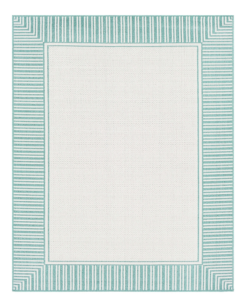 Surya Alfresco Alf-n Area Rug, 5'3 X 7'7 In Teal
