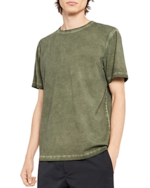 Theory Men's Precise Solid Cotton Short-sleeve Shirt In Hunt