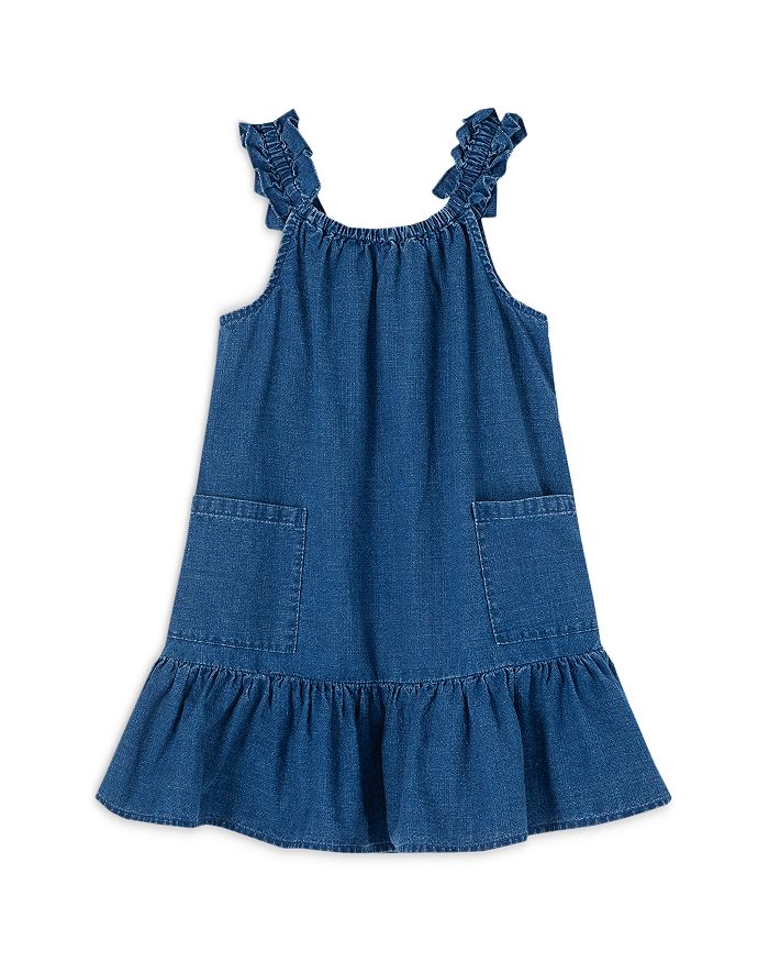 Peek Kids Girls' Marni Ruffle Denim Dress - Little Kid, Big Kid ...