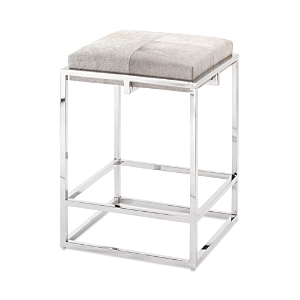 Shop Jamie Young Shelby Counter Stool In Gray